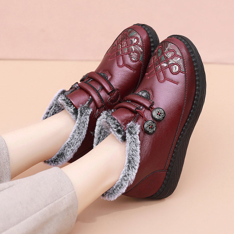 Women's Winter Warm Veet Padded Thickened Old Cloth Women's Shoes