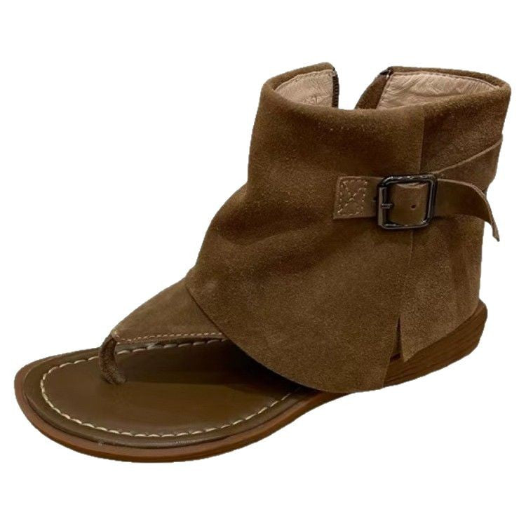 Women's Style Retro Artistic Summer High-cut Sleeve Boots