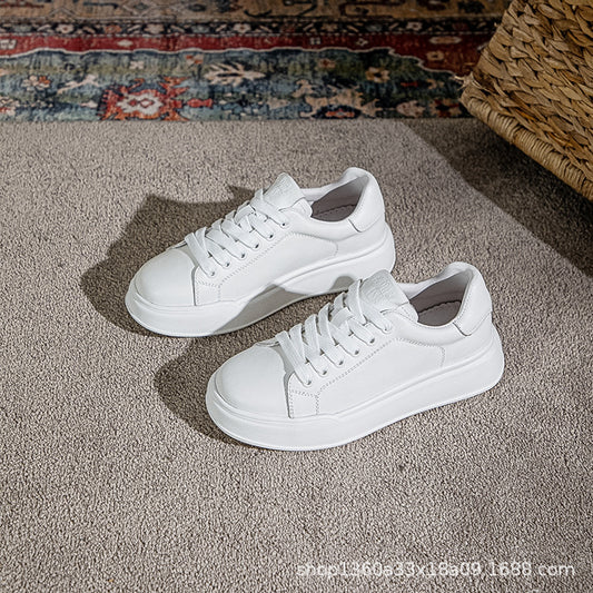 Women's Autumn White Inner Match Skirt Light Delicate Slimming Women's Casual Shoes