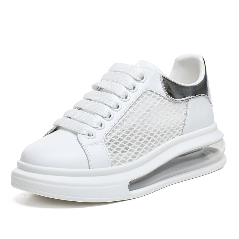 Female Lady Summer Breathable Mesh Plus Size Couple Air Casual Shoes