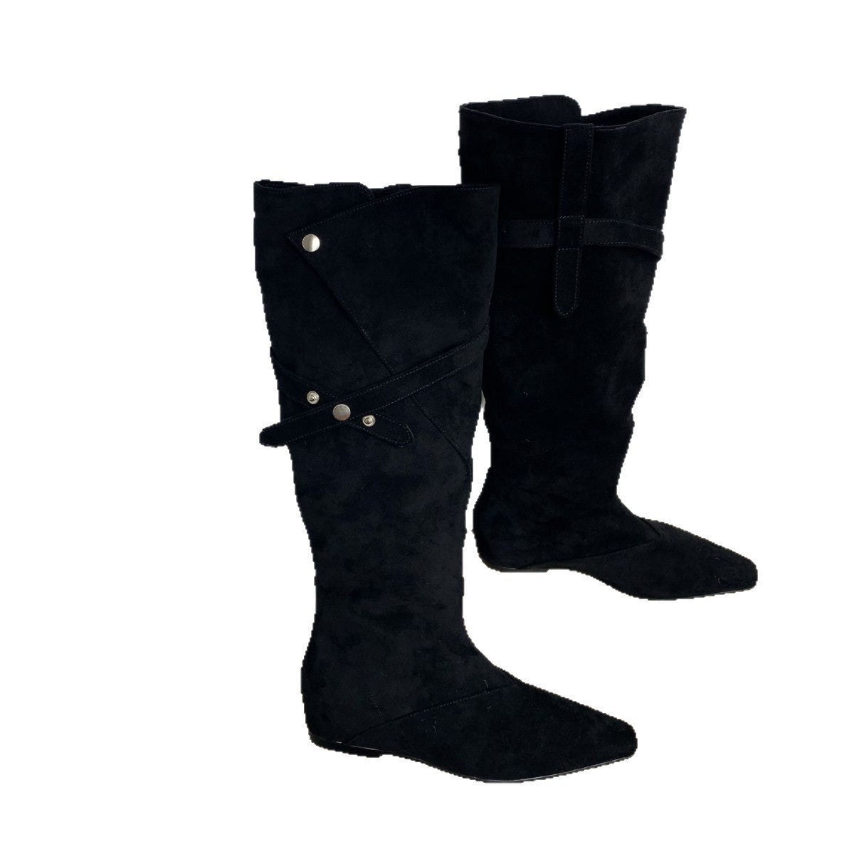 Women's Toe Height Increasing Insole Short Elegant Slimming French Fashion Sexy Boots