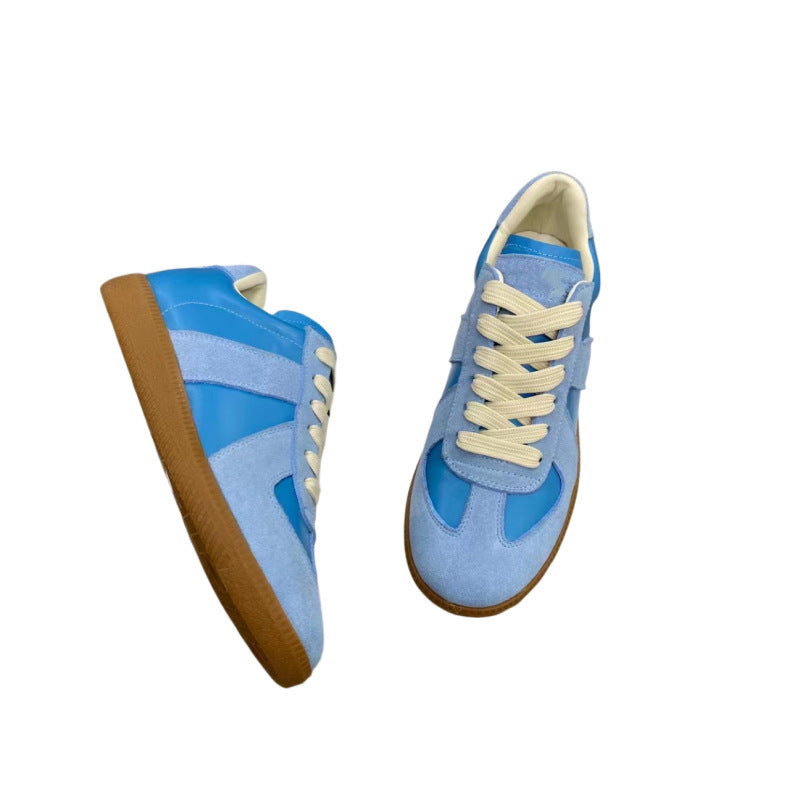 Women's & Men's Couple Fashion Retro White Genuine German Men's Sports Shoes