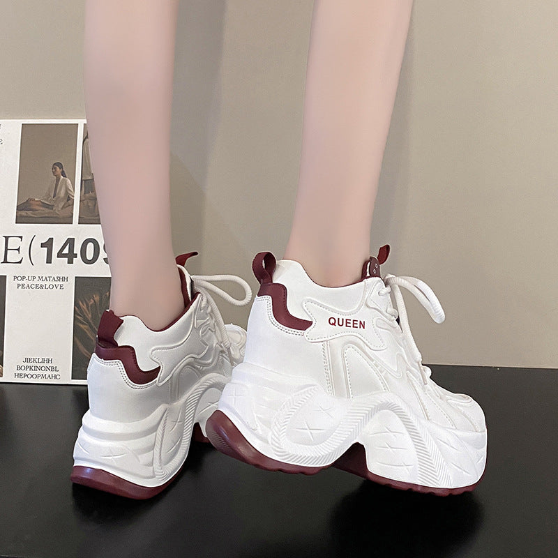 Women's Good-looking Muffin Platform Dad Spring Cm Height Increasing Women's Sports Shoes