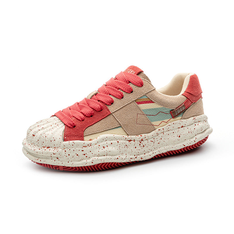 Women's Dissoed Spring Niche Design Sense Thick Sole Increased Women's Board Shoes