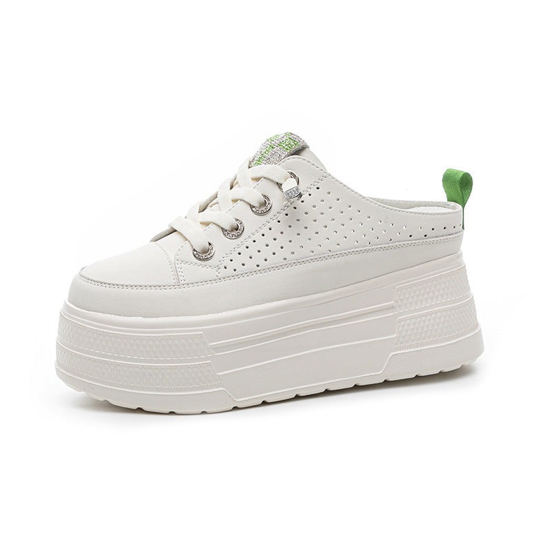 Women's Authentic Toe Box Half Height Increasing Women's Casual Shoes