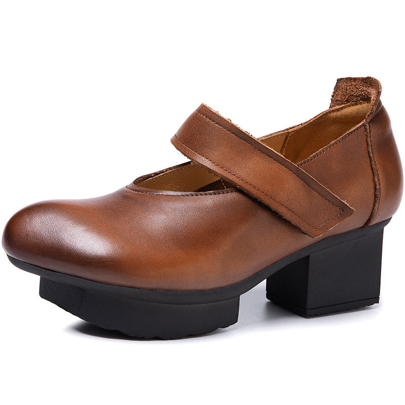 Women's Spring Ethnic Style Artistic Strap Cheongsam Women's Shoes