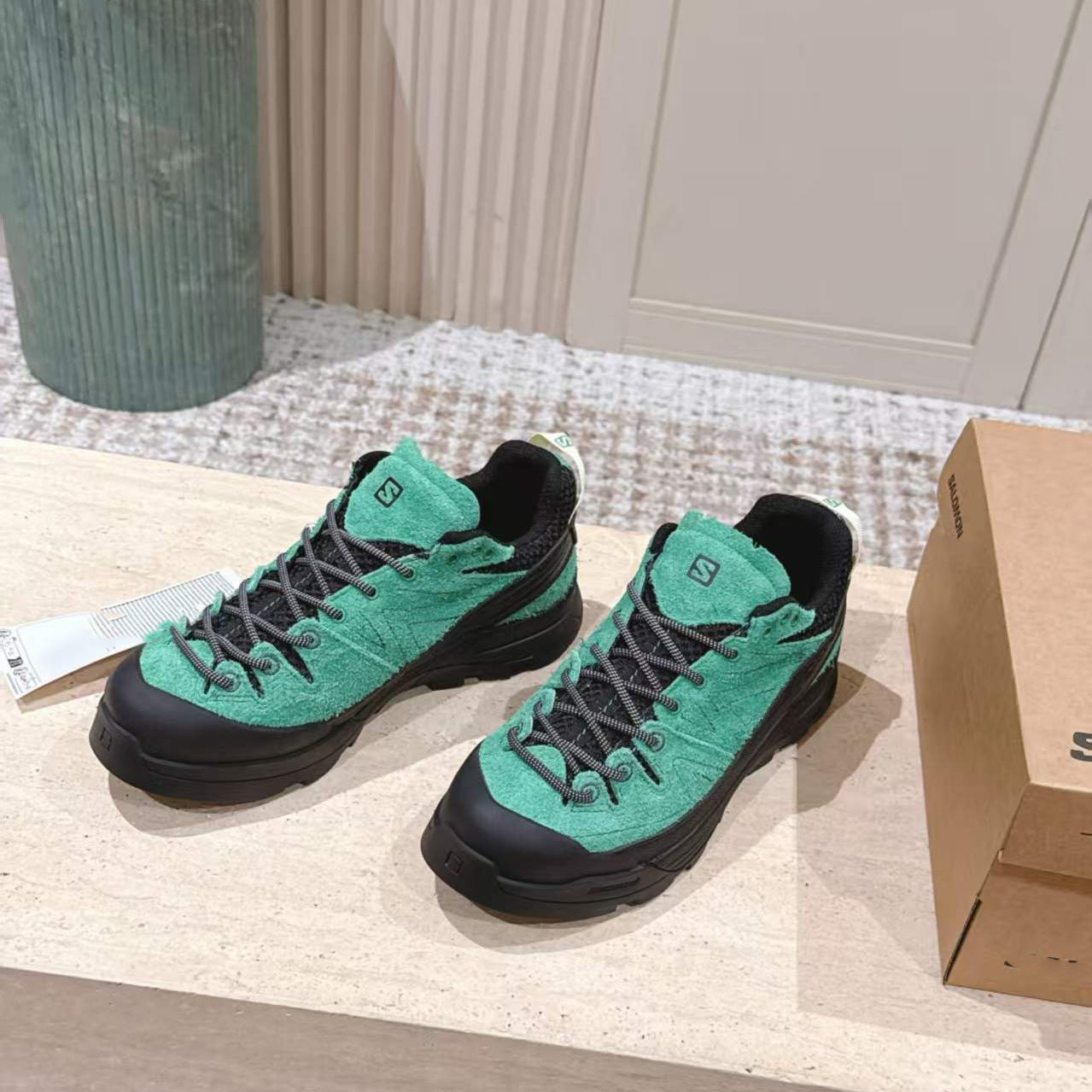 Women's & Men's Spring Round Head Platform Mountaineering Derby Outdoor Running Men's Casual Shoes