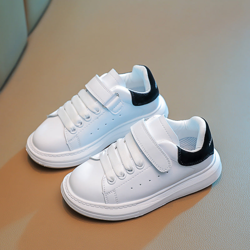 Women's & Men's Autumn Platform White Kid's Sneakers