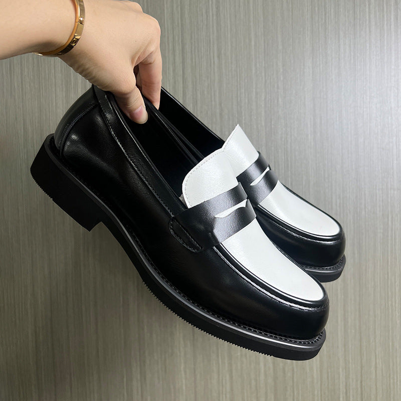 Men's Autumn One Pedal British Korean Derby Loafers