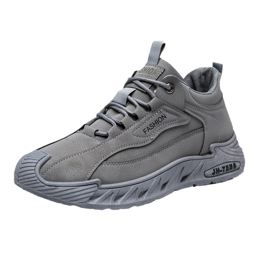 Men's Autumn Waterproof Sports Platform Construction Site Casual Shoes