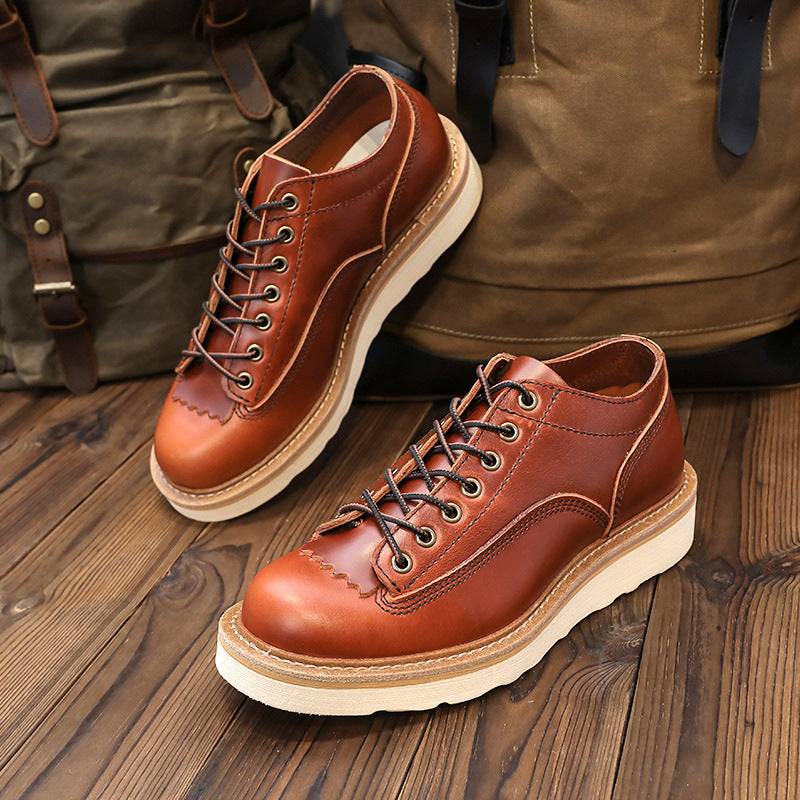 Men's Spring British Wild Stylish Korean Low-cut Boots