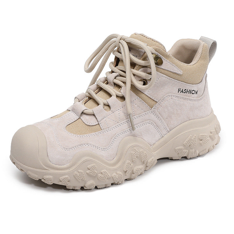 Women's Mountaineering Short British Style Martin Women's Leather Boots