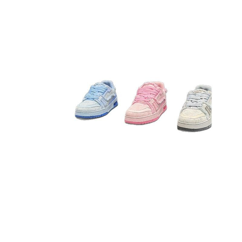 Women's & Men's Four Fashion Platform Trend Comfortable Sneakers