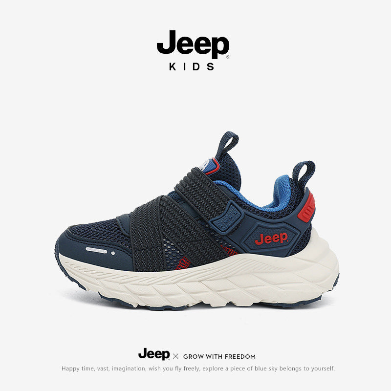 Children's Summer Convenient Velcro Lightweight Soft Sole Children's Sports Shoes