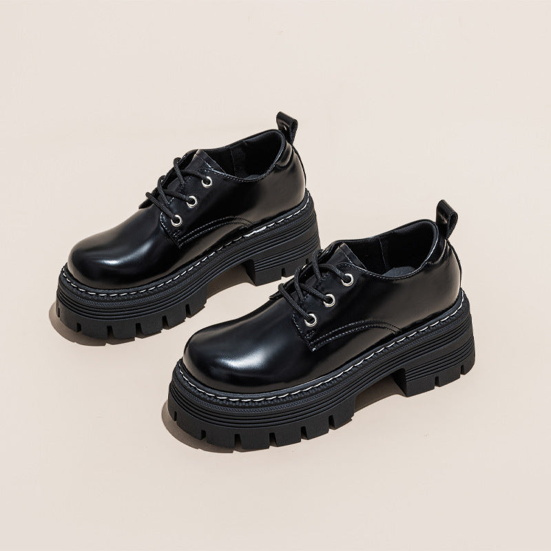 Versatile Unique Platform British Style Martin Loafers