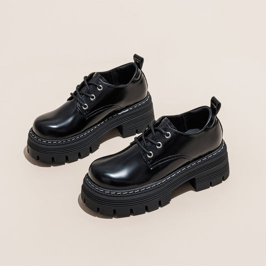 Versatile Unique Platform British Style Martin Loafers