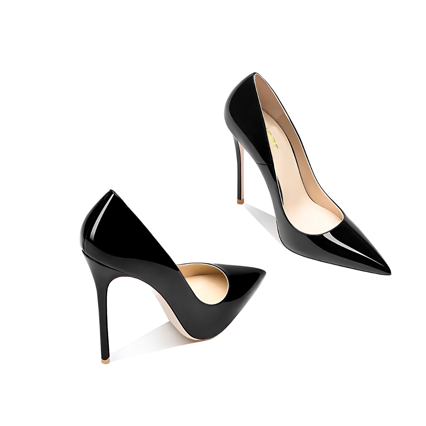 Upgraded Pointed Toe Shallow Mouth Patent Women's Fashion Shoes