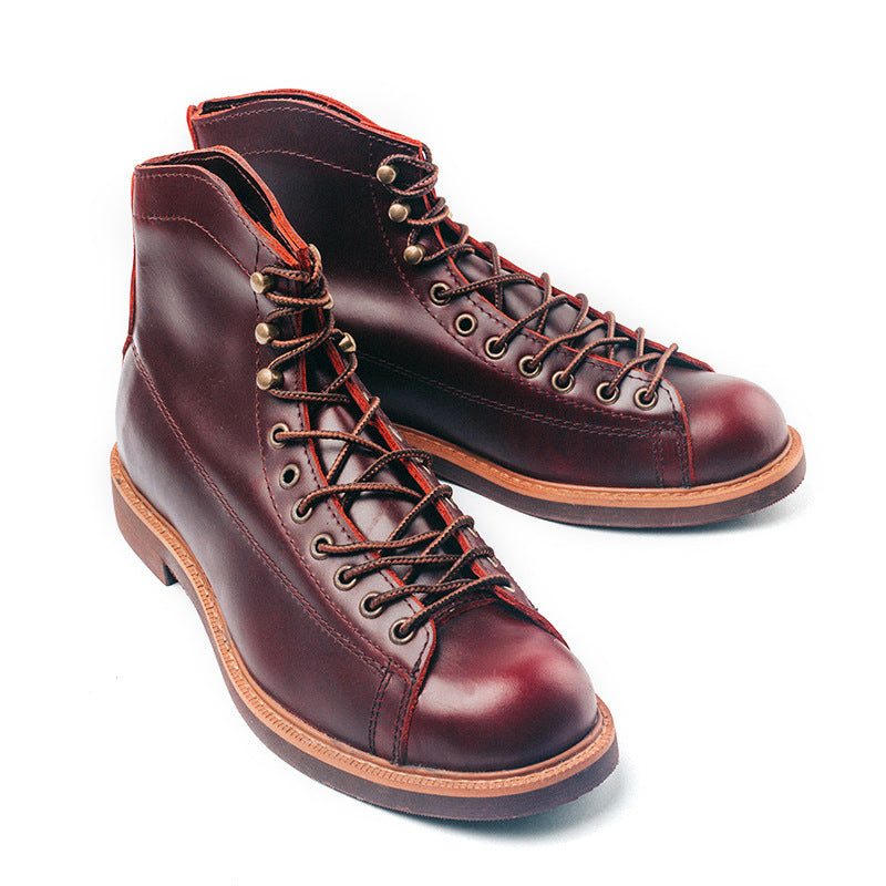 Women's & Men's Short Face Desert Motorcycle Retro Martin Boots