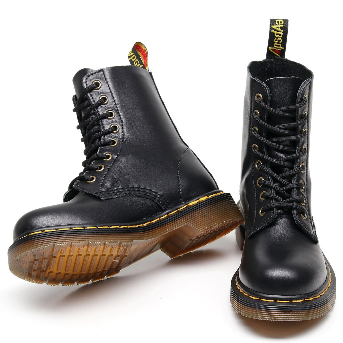 Women's & Men's Motorcycle Classic Soft British Style Ankle Round Toe Boots