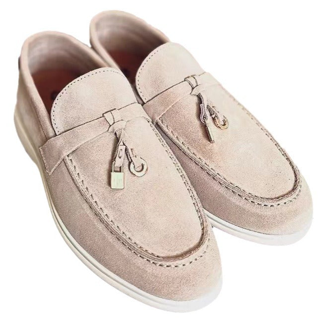 Men's High Version Slip-on Lofter Soft Bottom Comfortable Loafers/doug Shoes