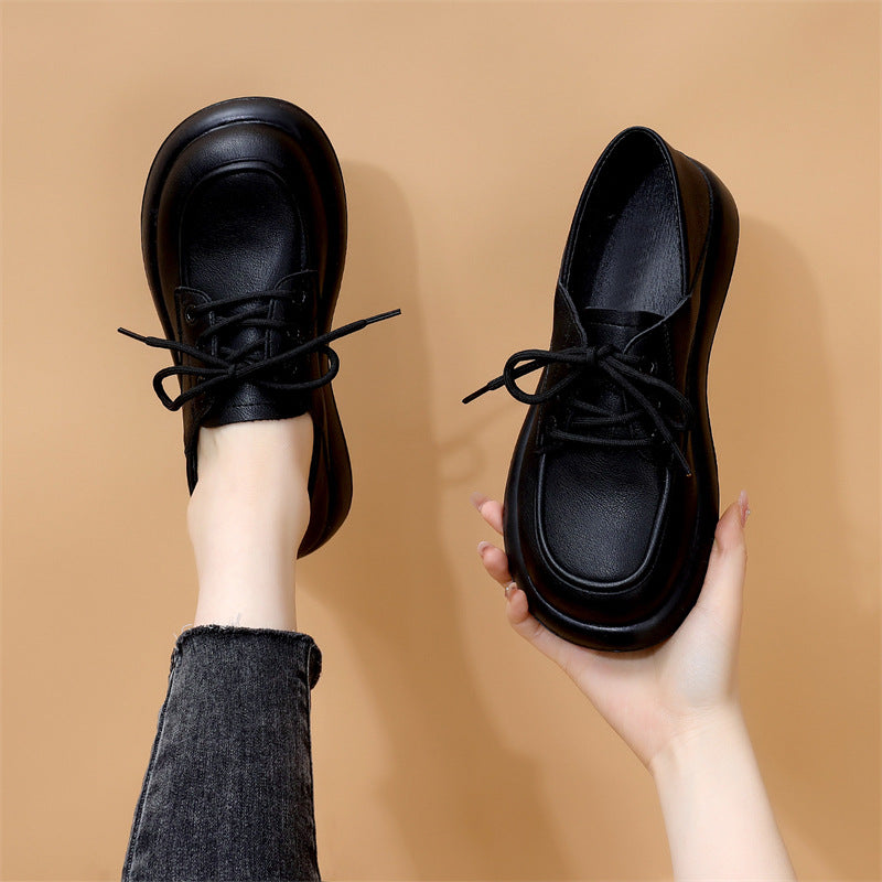Women's Soft Spring British Style Two-way Bottom Women's Fashion Shoes