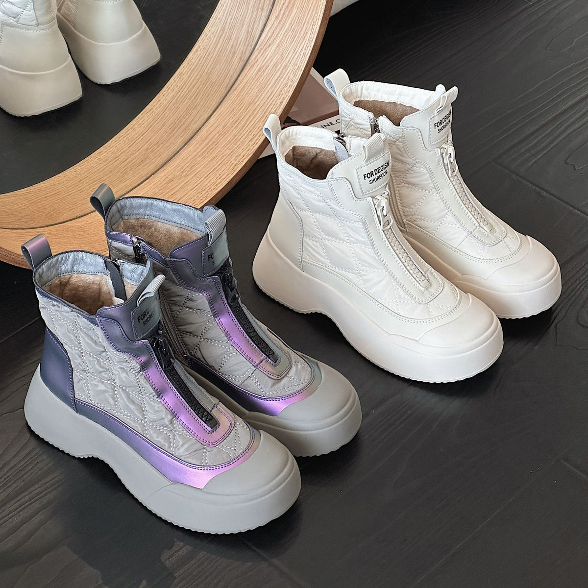 Women's Thick Bottom Leisure Fashion Lightweight Soft Back Boots