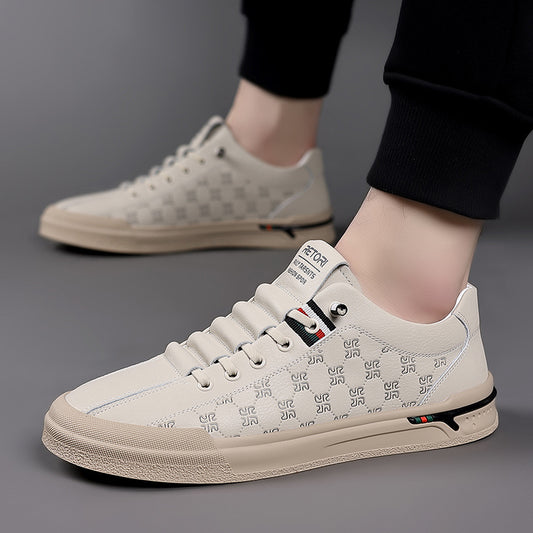 Men's White Summer Vintage Fashion Breathable Feet Sneakers