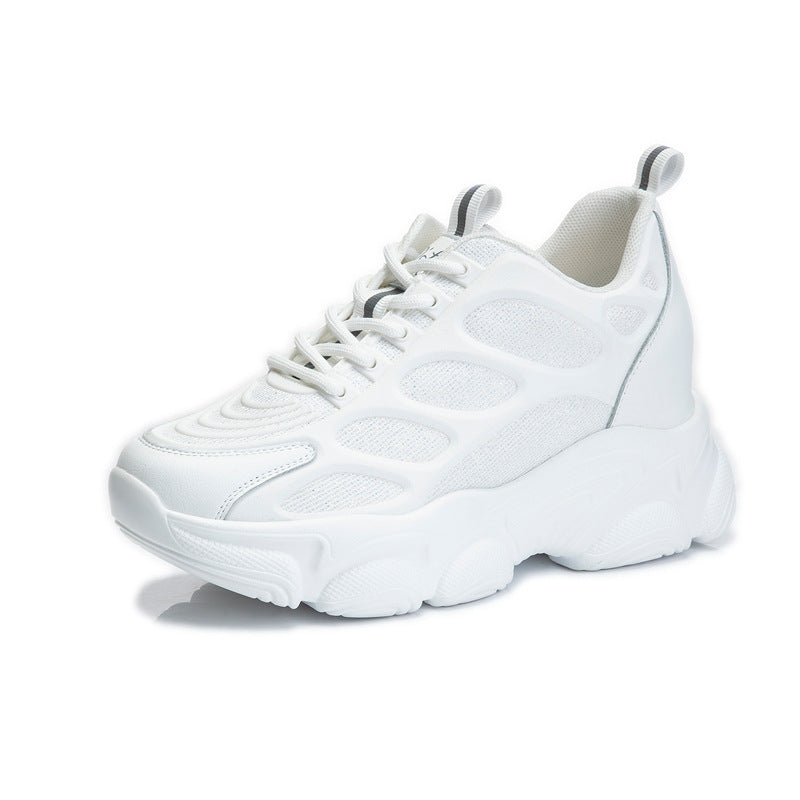 Women's Increasing Insole Dad Spring Sports Heightened Sneakers