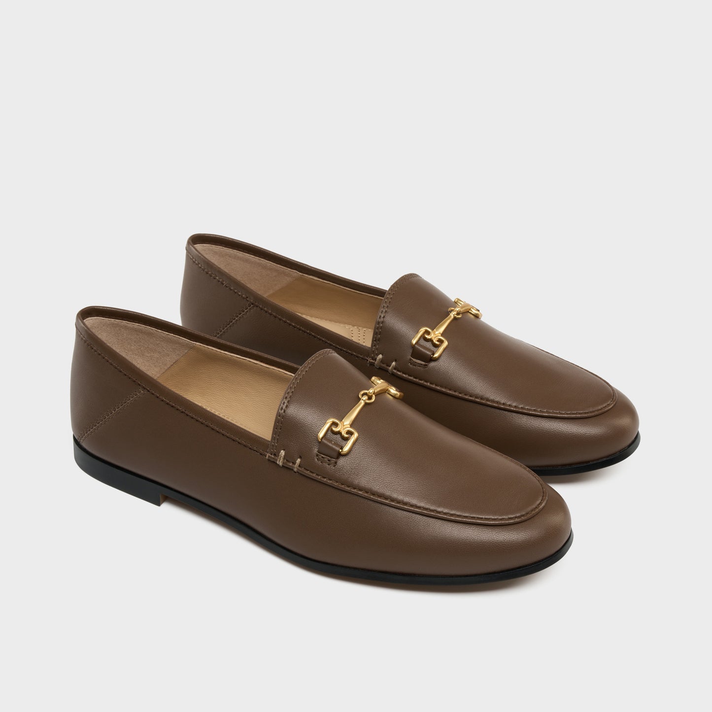 Women's Julia Hull Gold Hoop Buckle Some Two-way British Women's Fashion Shoes