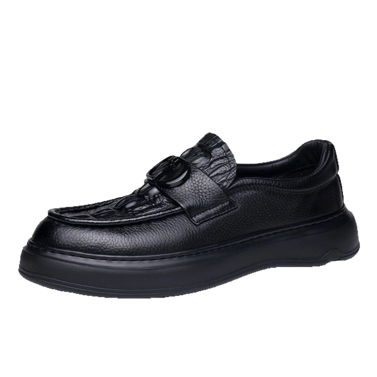 Men's Genuine Slip On Soft Bottom Surface Leather Shoes