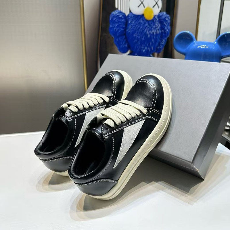 Men's & Women's Inverted Triangle Fashionable German Training Couple Warped Head Minimalist Sneakers