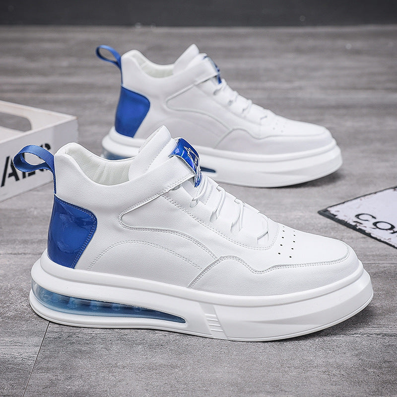 Men's Air Cushion Soft Bottom White Fashion Casual Shoes