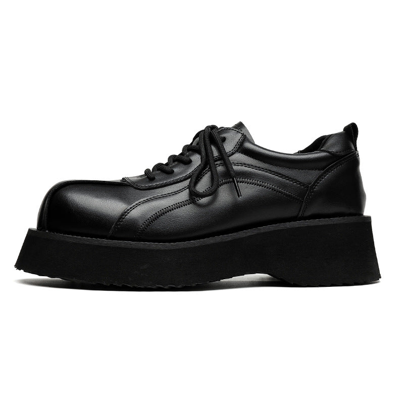 Men's Big Head British Derby Thick Bottom Casual Shoes