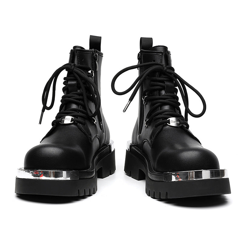 Trendy High Top Retro British Style Boots