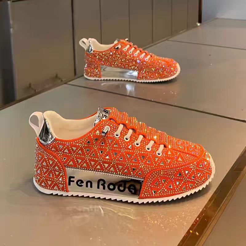 Men's Autumn Breathable Fashionable Printed High-grade Light Luxury Color Men's Casual Shoes