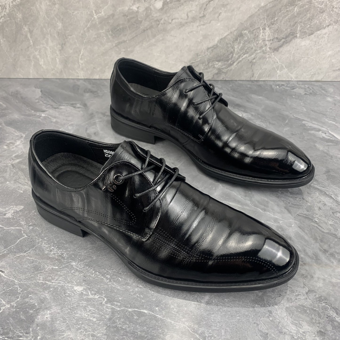 Men's First Layer Cowhide Formal Business Pumps Men's Casual Leather Shoes