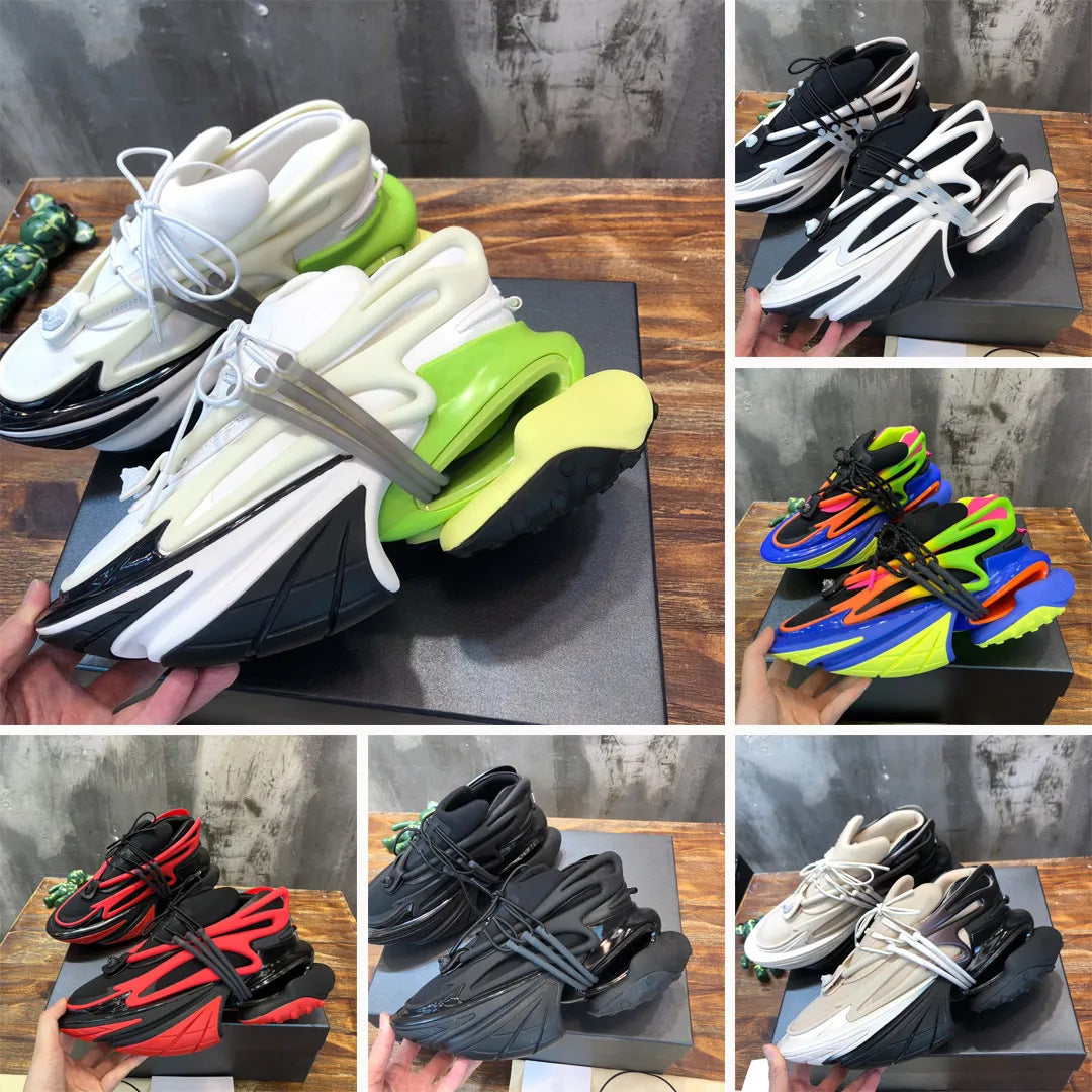 Women's & Men's Spaceship Space Couple Platform Heightened Daddy Men's Sports Shoes