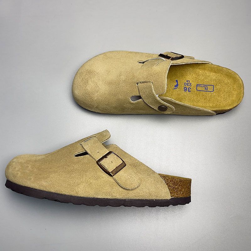 Genuine Couple Essential Street Shot Closed Toe Slippers