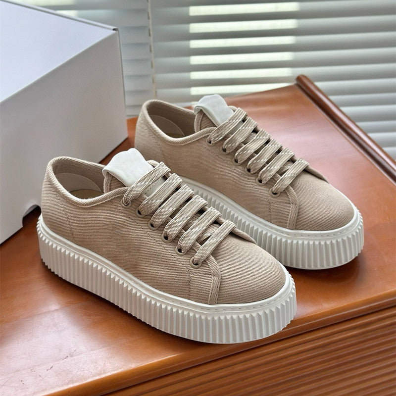 Women's Platform Biscuit Shape High-rise Sports Women's Casual Shoes