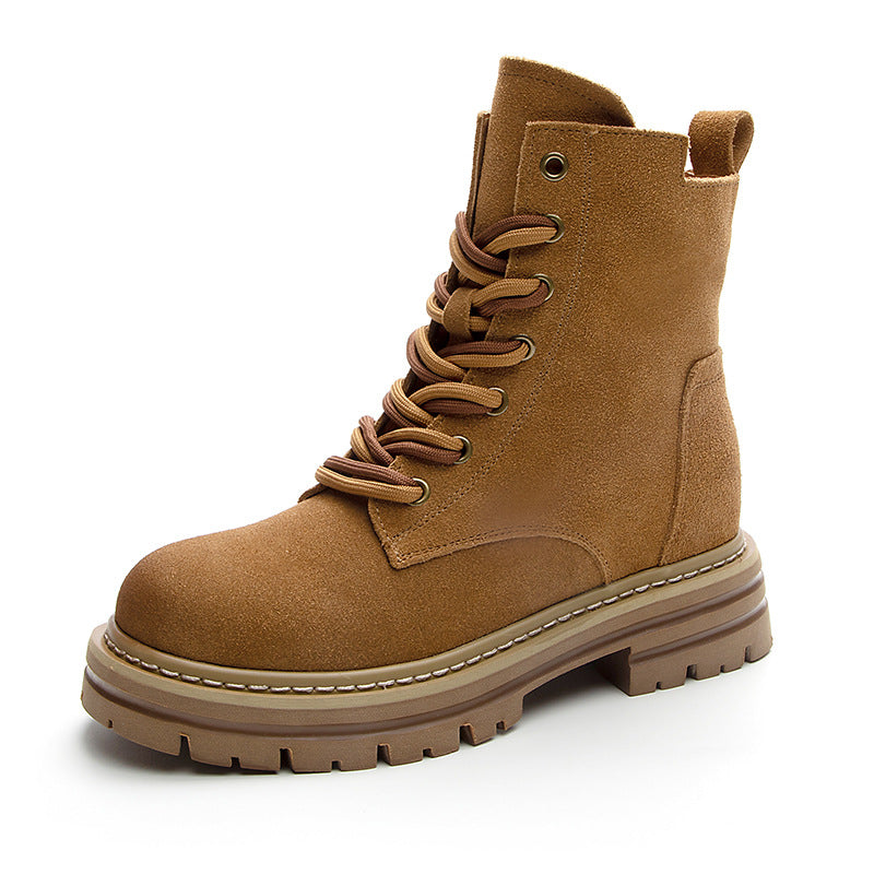 Women's Style Brown Super Hot Thick Bottom Boots