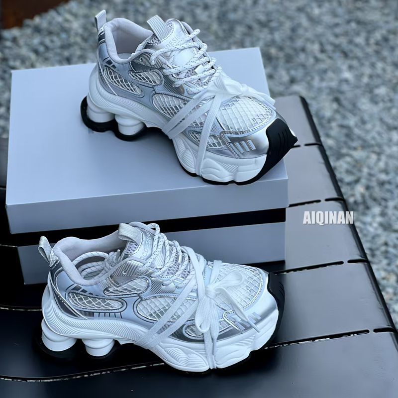 Women's Lin Yun Particle Spring Platform Dad Casual Shoes