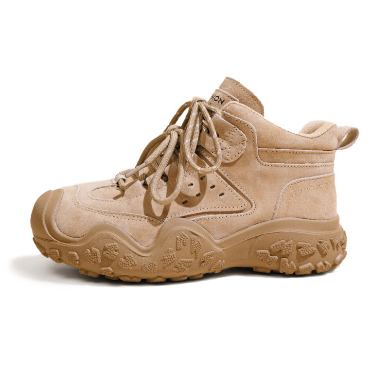 Women's Mountaineering Short British Style Martin Women's Leather Boots