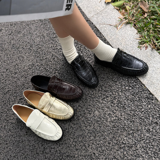 Women's Pumps Four Stylish Low Low-cut Authentic British Heels