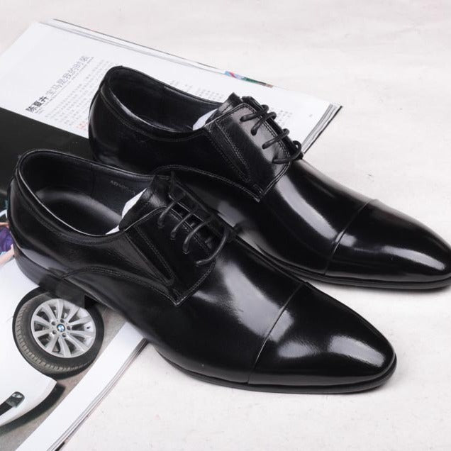 Men's British Pointed Business Formal European Brogue Sneakers