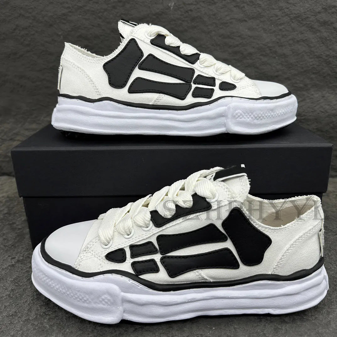 Women's & Men's Series Dissoed Thick Sole Increased Comfort Women's Canvas Shoes