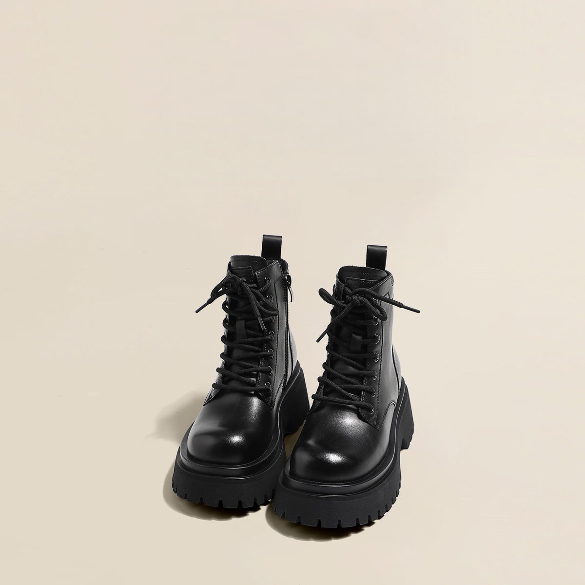 Women's Quality Soft Platform Martin British Style Single Boots