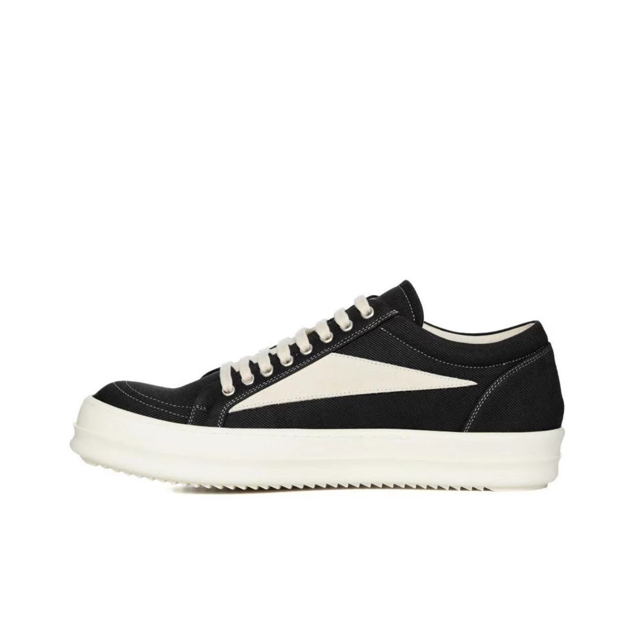 Women's & Men's Owens Infringing Couple Suede White Black Men's Board Shoes