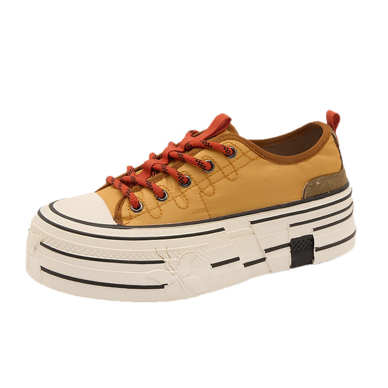 Women's Increasing Insole Summer Thick Bottom Fashion White Versatile Women's Casual Shoes