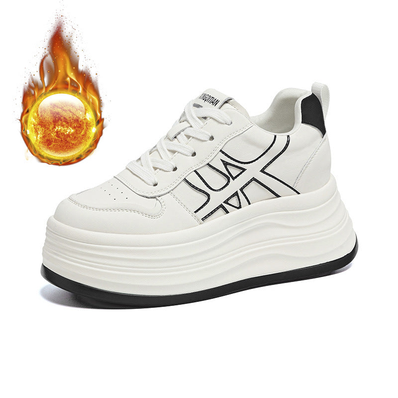 Women's Autumn Korean Style Height Increasing Insole Women's Casual Shoes