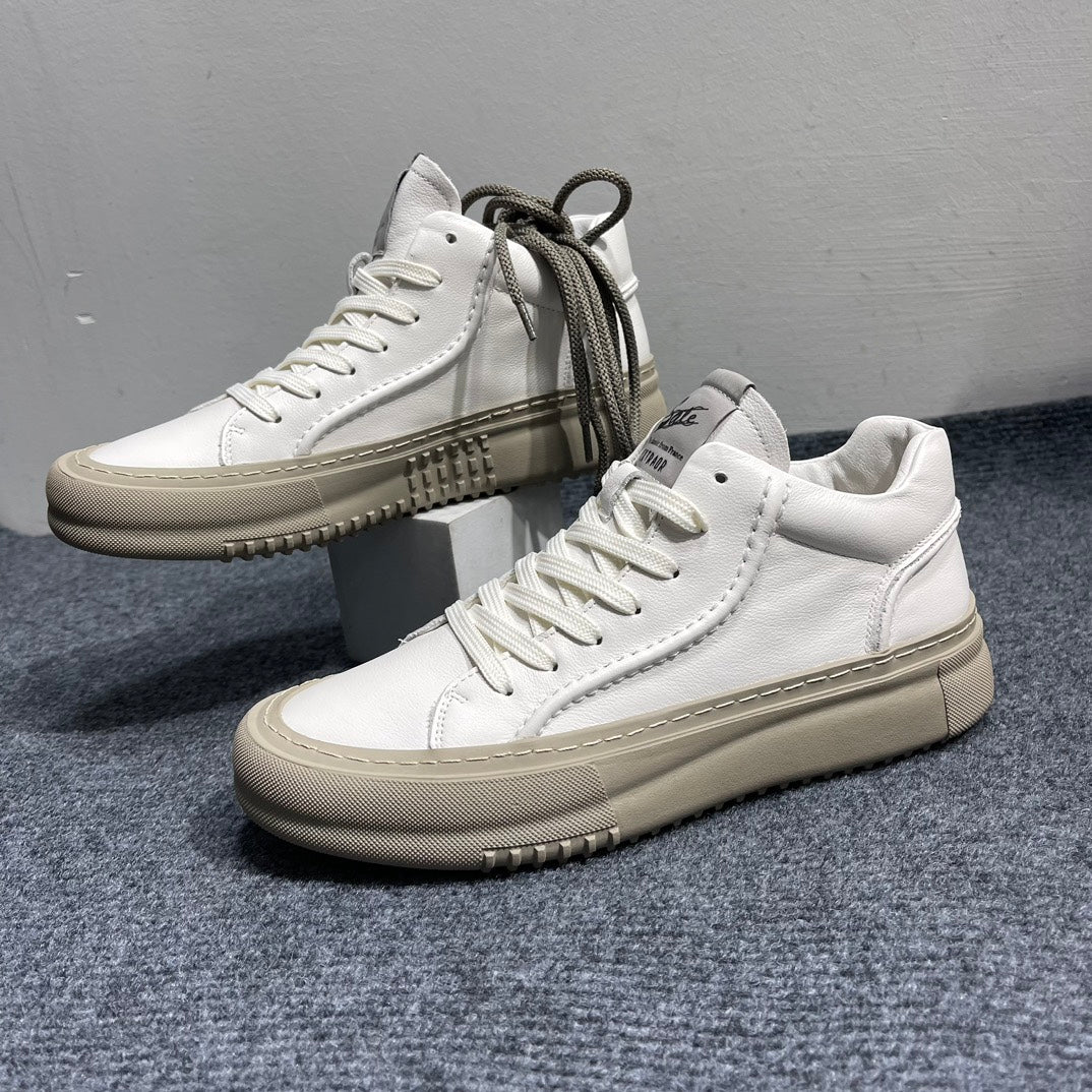 Men's Authentic Four Breathable White Trendy Wild Sneakers